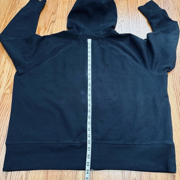 OLD NAVY BLACK Zip Up Long Sleeve Soft Slouchy Dynamic Fleece Hybrid Hoodie XXL - Picture 11 of 16